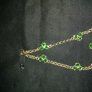 Bracelet 18k gold whit ringtones green